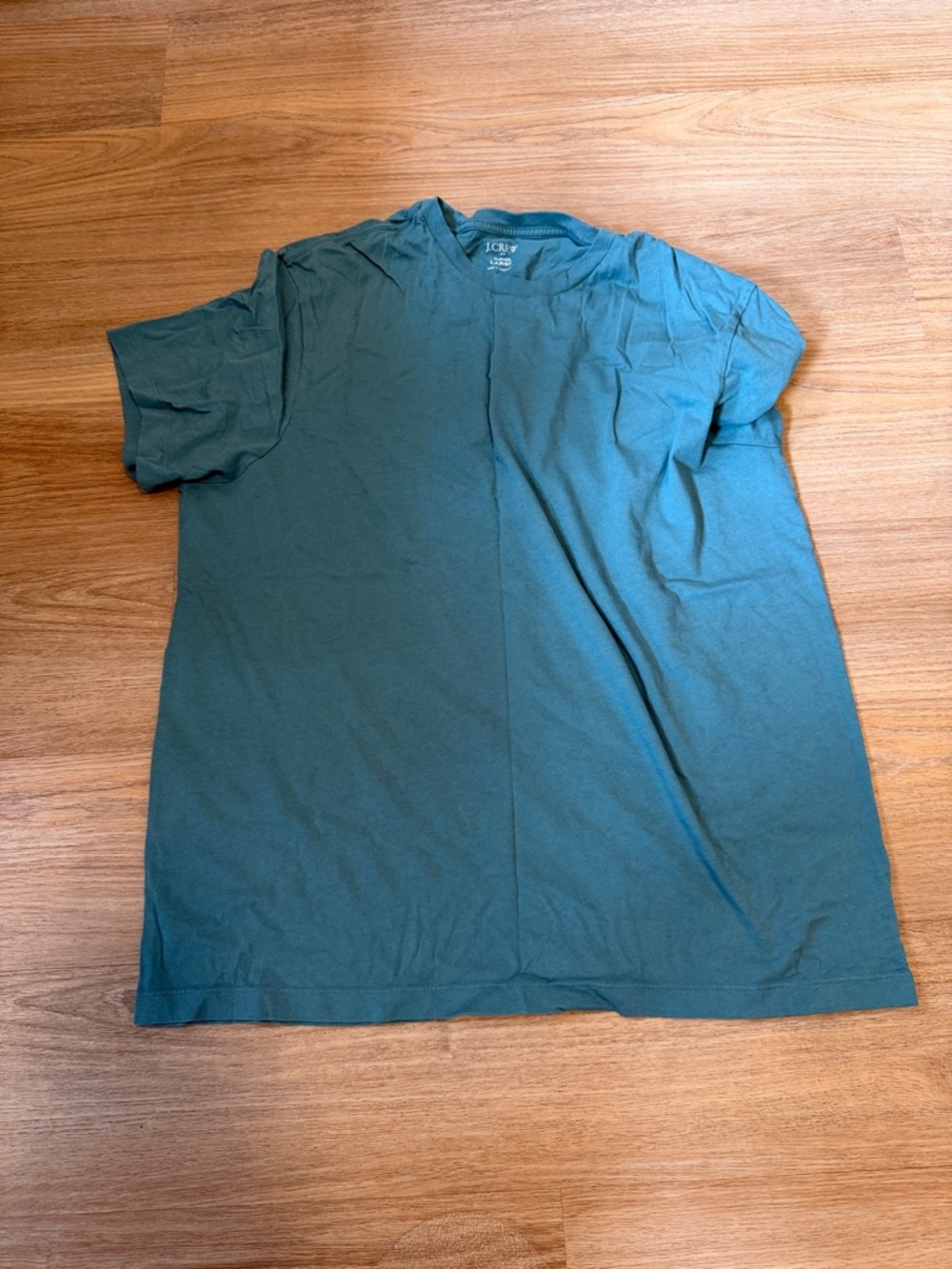 J. Crew Factory Men's Teal Short Sleeve Crewneck Tee